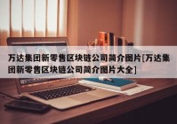 万达集团新零售区块链公司简介图片[万达集团新零售区块链公司简介图片大全]